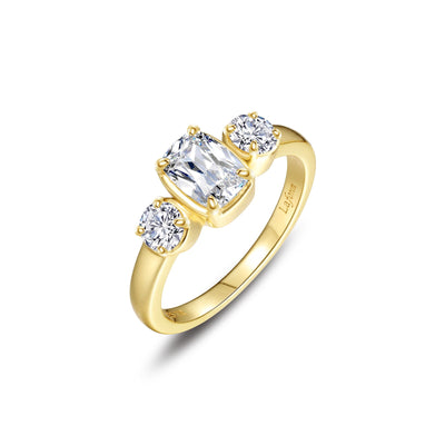Regal Three-Stone Ring