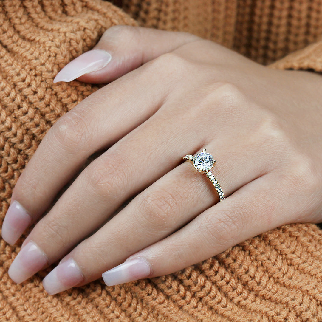 Parade 18KY Diamond Engagement Ring
