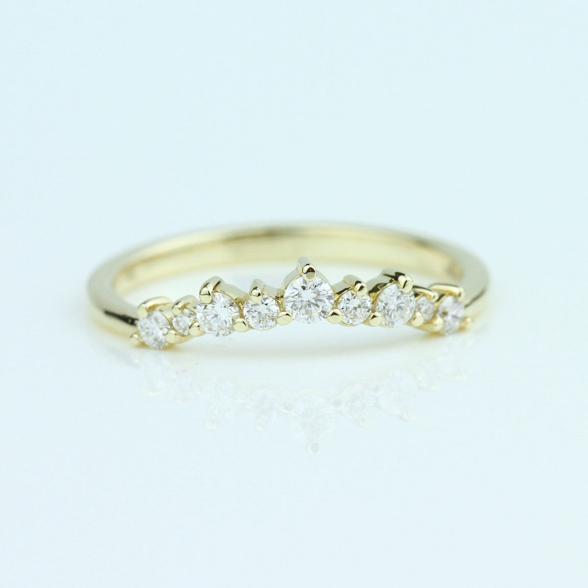 14k 09-RD 0.26 CT Diamond Wedding Band