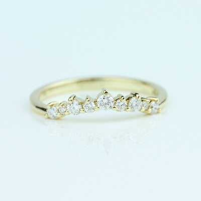 14k 09-RD 0.26 CT Diamond Wedding Band