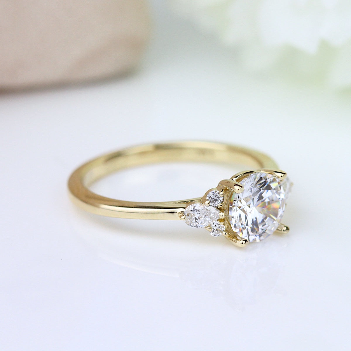 Parade 6.5 RD Center Diamond Engagement Ring