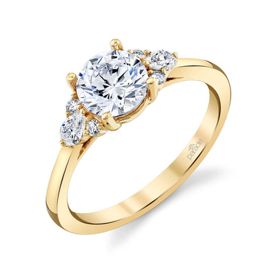 Parade 6.5 RD Center Diamond Engagement Ring