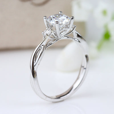 Parade 1.0 CT Round Center, Diamond Semi Mount