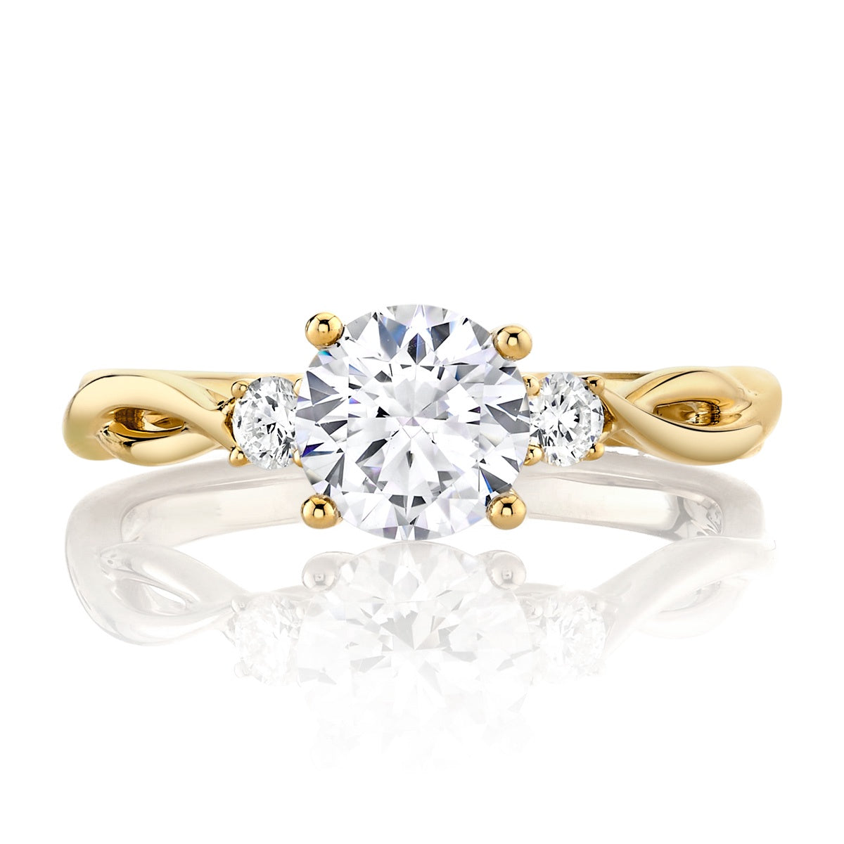 Parade 1.0 CT Round Center, Diamond Semi Mount
