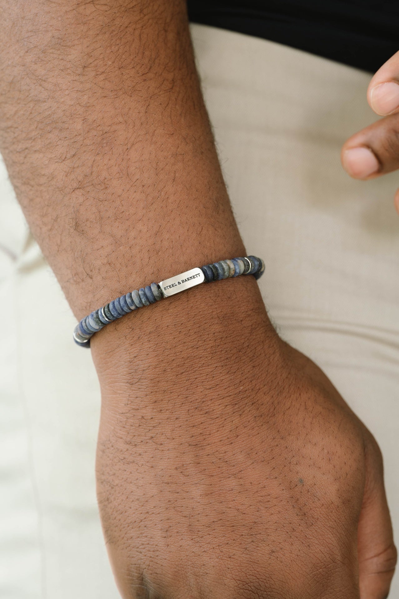 Stones Bracelet Two Tone