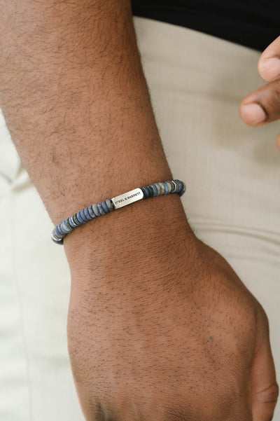 Stones Bracelet Two Tone