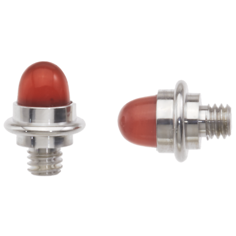 Carnelian Cabochons Sterling Bracelet Tips