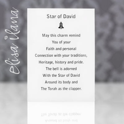 Mini Star of David Bell Pendant