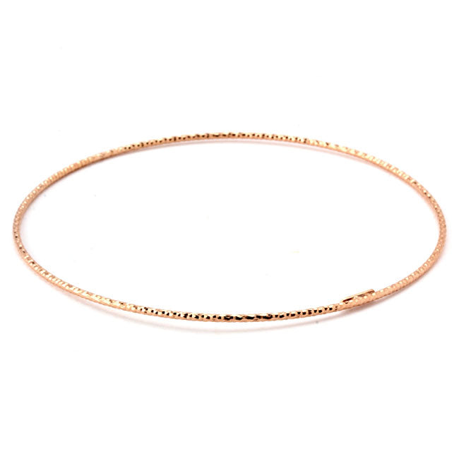 Rose Gold Wire Bangle-343538