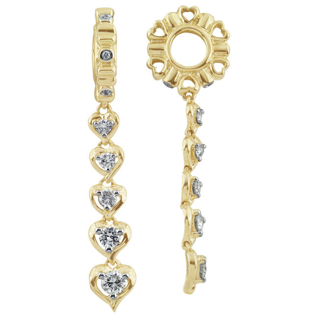 Storywheels Diamond Journey Dangle 14K Gold Wheel ONLY 1 AVAILABLE!-285537