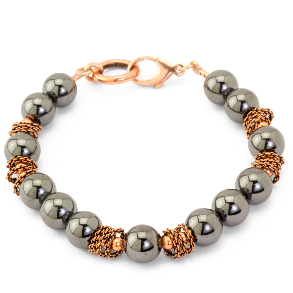 The Goddess Collection Hematite & Copper Bracelet