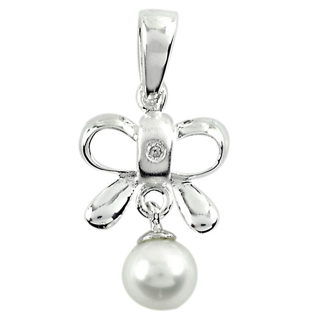 Bow & Pearl Necklace-332952