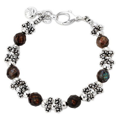 Chocolate Brown Pearl Bracelet-341870