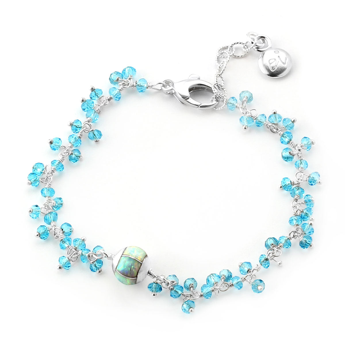 Light Blue Quartz Bracelet-348510