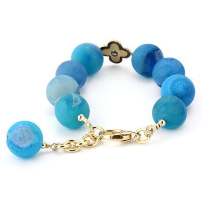 Lollies Blue Drusy Bracelet 344877