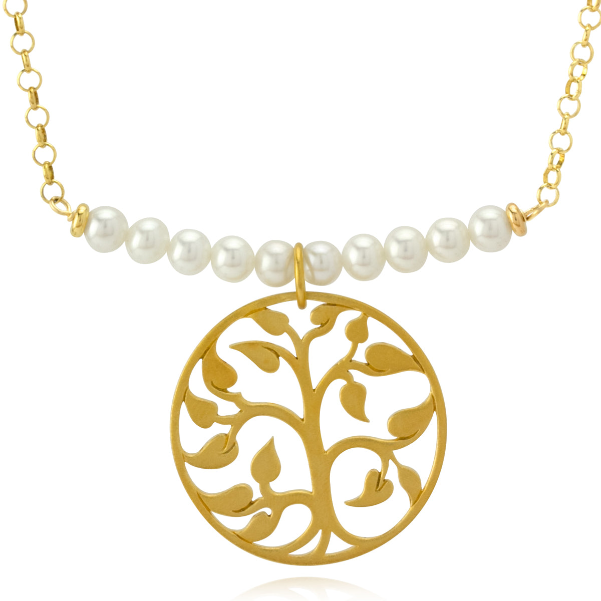 Tree of Life & Pearl Necklace