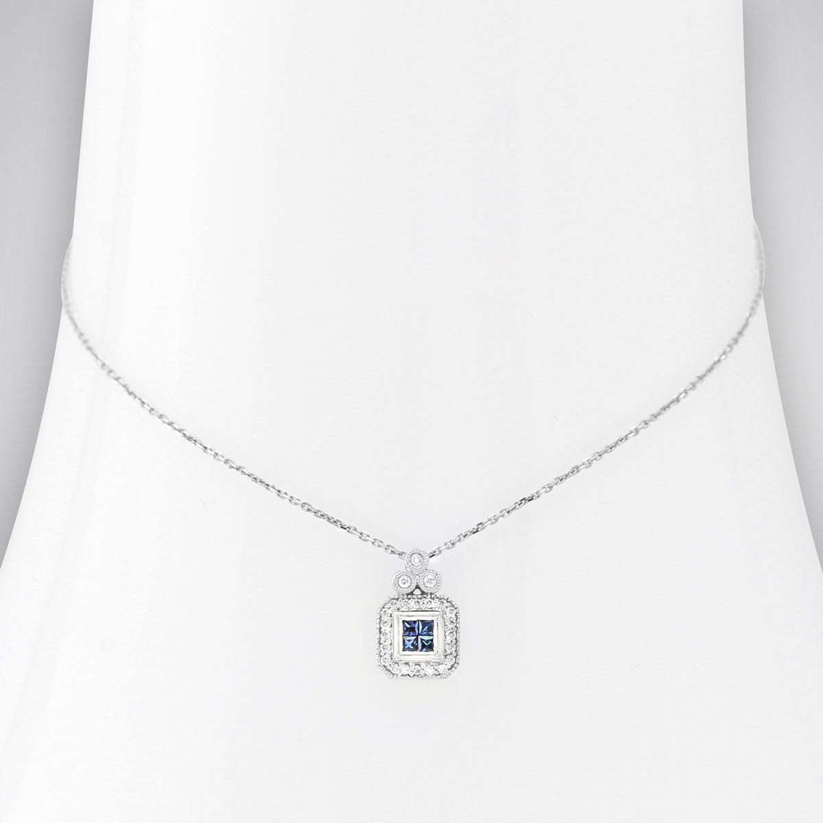 Sapphire & Diamond Necklace-229388