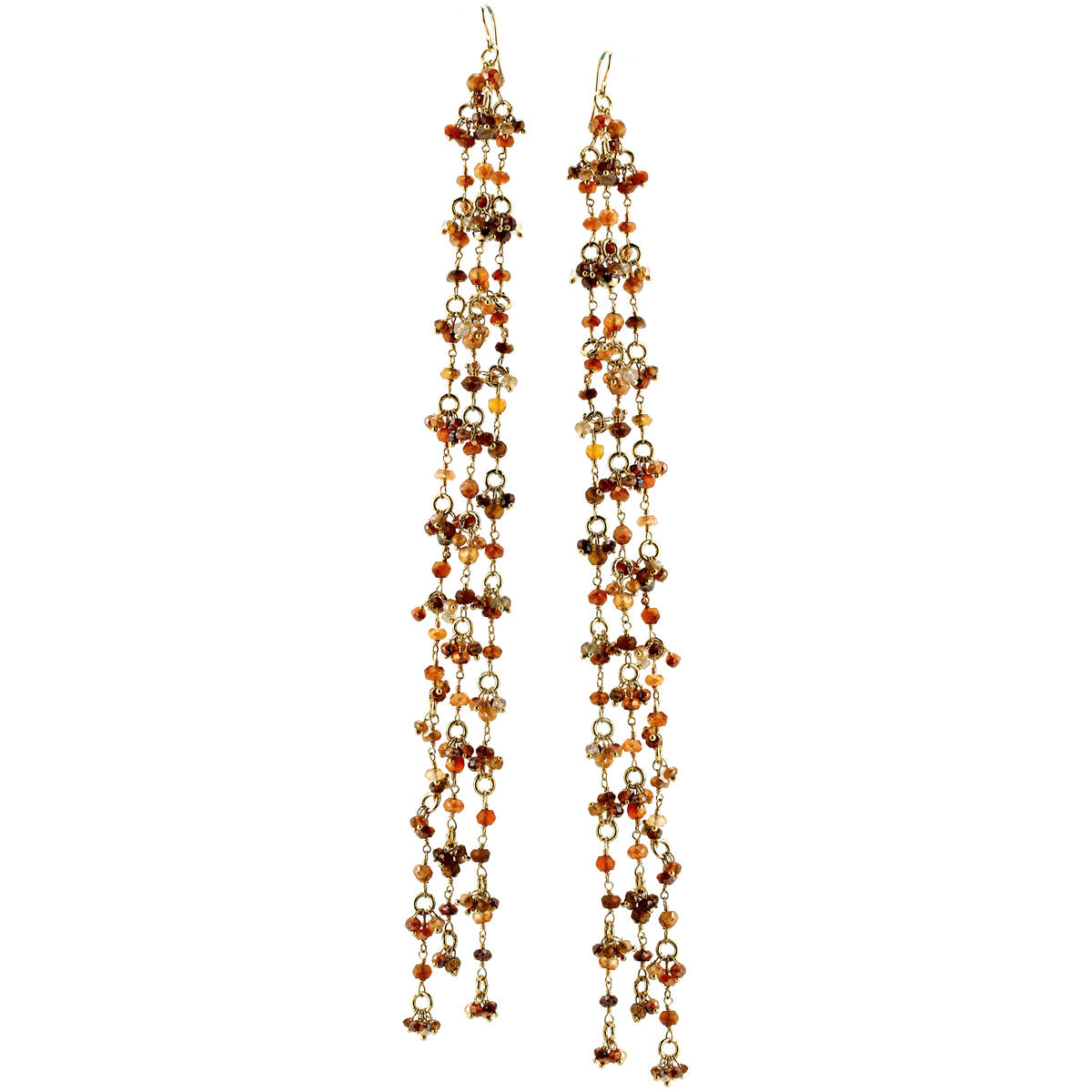 Carnelian & Hessonite Garnet Earrings 342154