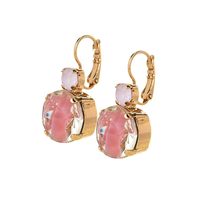 Mariana Extra Luxurious Double Stone "Love" Earrings