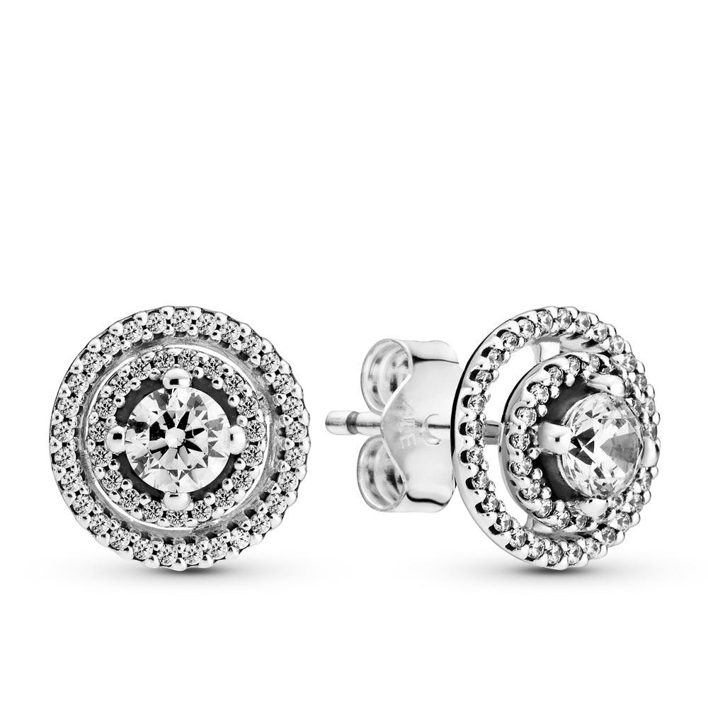 Pandora Sparkling Double Halo Stud Earrings