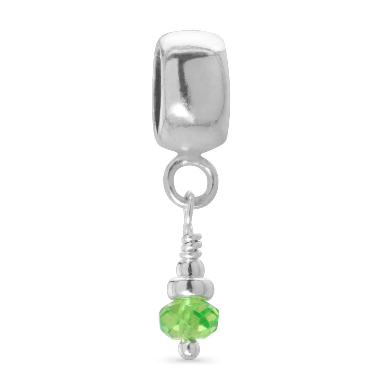 Sterling Silver Birthstone Dangle Charm