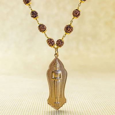 "Eyes of the Lord" Rudraksha Standing Meditation Necklace