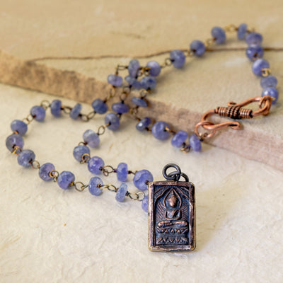 Sitting Buddha Pendant Necklace