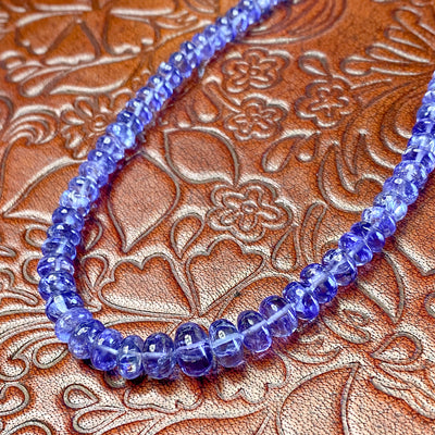 Natural Graduated Tanzanite Necklace