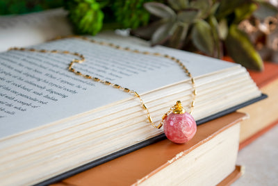 Rhodocrosite 14KTGF Necklace Pendant