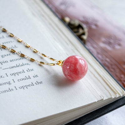 Rhodocrosite 14KTGF Necklace Pendant