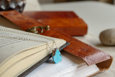 Golden Hills Turquoise Nugget on Cable Chain