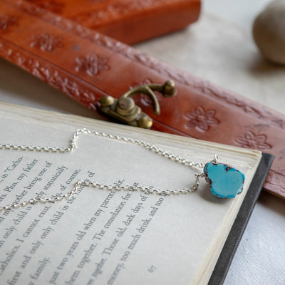 Golden Hills Turquoise Nugget on Cable Chain
