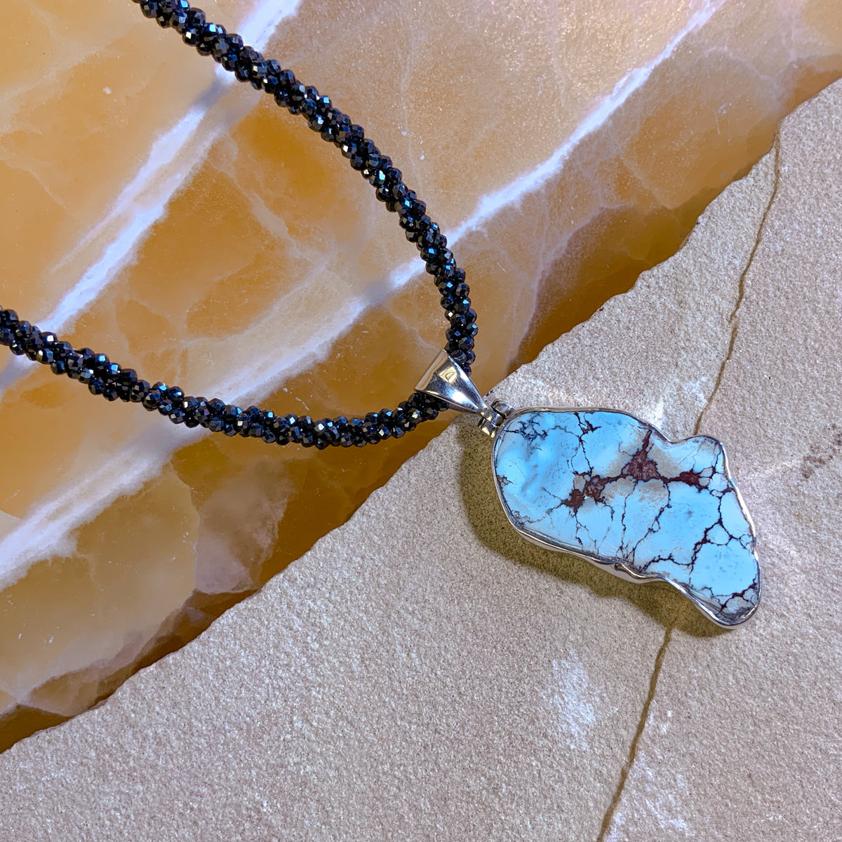 Golden Hills Turquoise Pendant