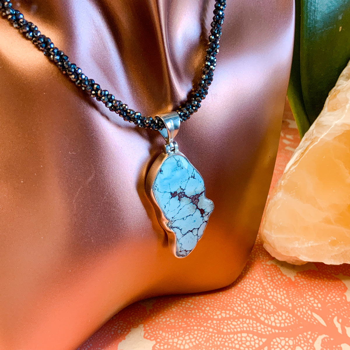 Golden Hills Turquoise Pendant