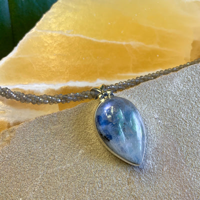 Rainbow Moonstone Pendant
