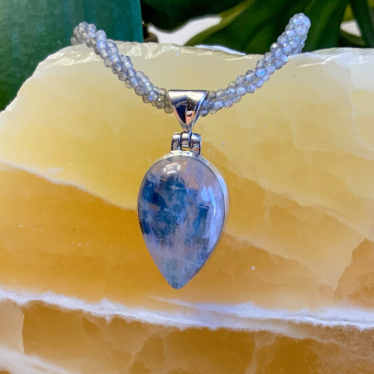 Rainbow Moonstone Pendant