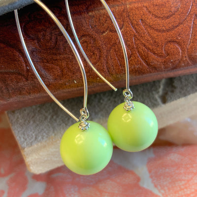 Lemon Chrysoprase Earrings