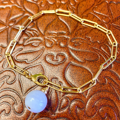 Blue Lace Agate Bracelet