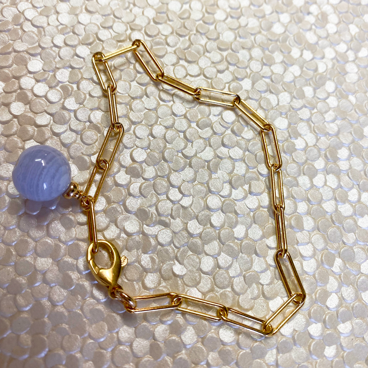 Blue Lace Agate Bracelet