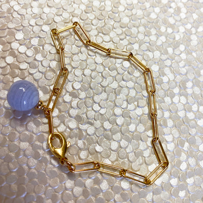 Blue Lace Agate Bracelet