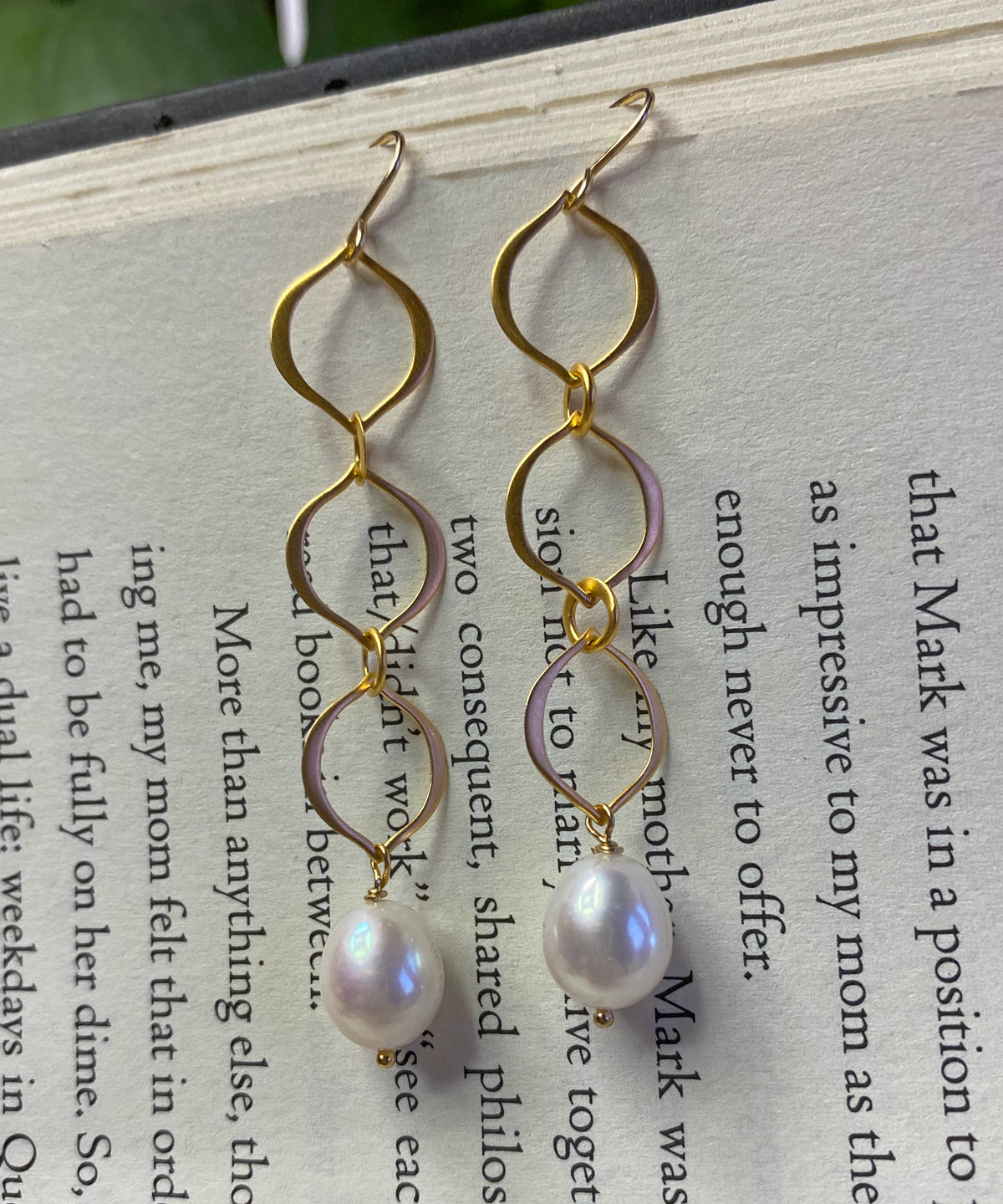 22KT Gold Vermeil Freshwater Pearl Earrings
