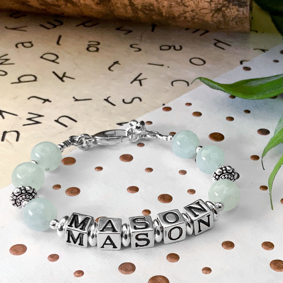 Mason Style Mothers Bracelet