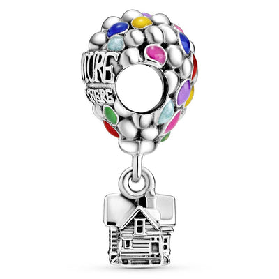 Pandora Disney UP House & Balloons Dangle Charm