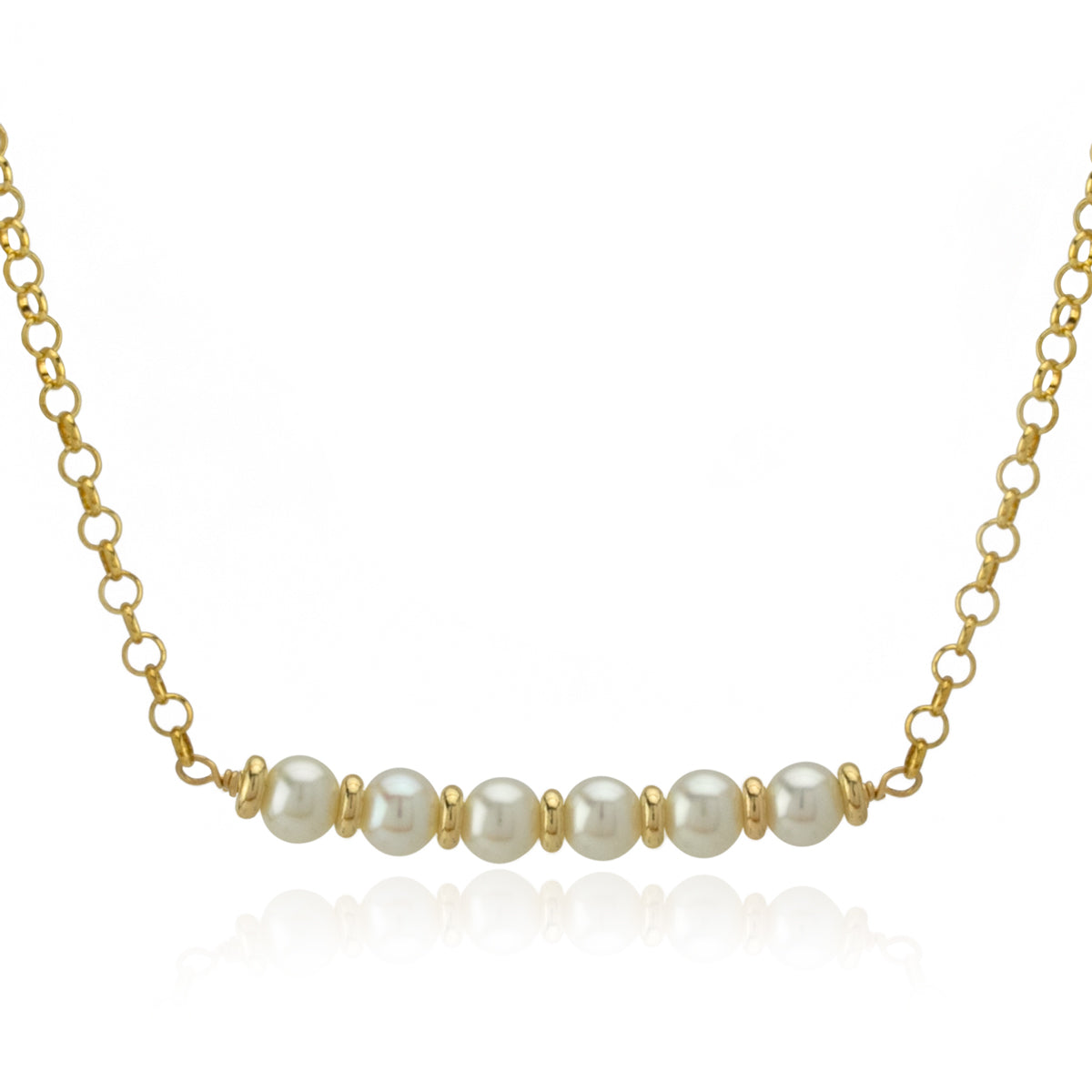 5mm Pearl Bar Necklace