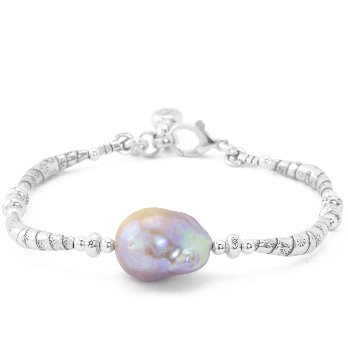 The Goddess Collection Pearl & Fine Silver Bracelet