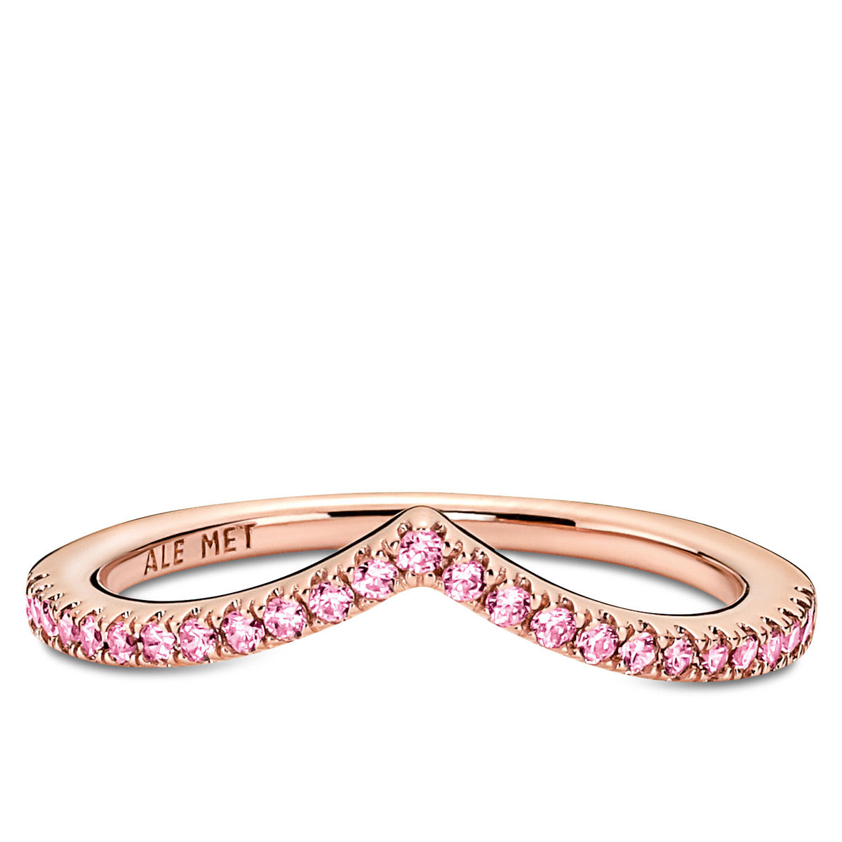 Pandora Sparkling Pink Timeless Wish Ring