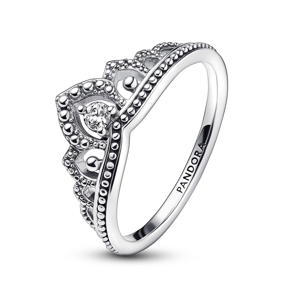 Pandora Regal Beaded Tiara Ring