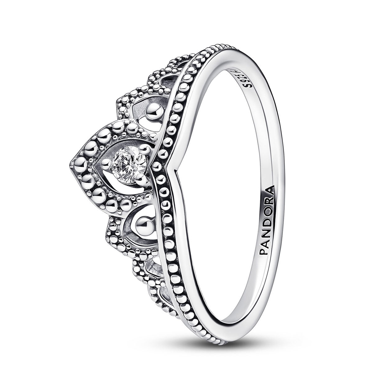 Pandora Regal Beaded Tiara Ring