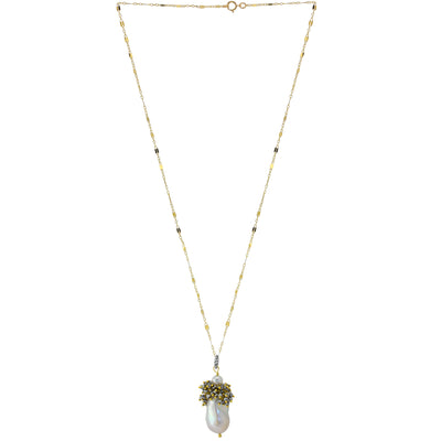 The Goddess Collection Baroque Pearl Necklace