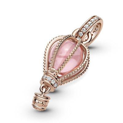 Pandora Sparkling Pink Hot Air Balloon Dangle Charm